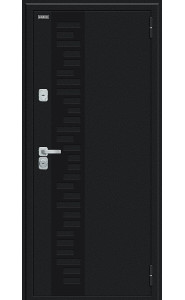 Входная дверь Thermo Флэш Декор-2, цвет Букле черное/Wenge Veralinga Входная дверь Thermo Флэш Декор-2, цвет Букле черное/Wenge Veralinga